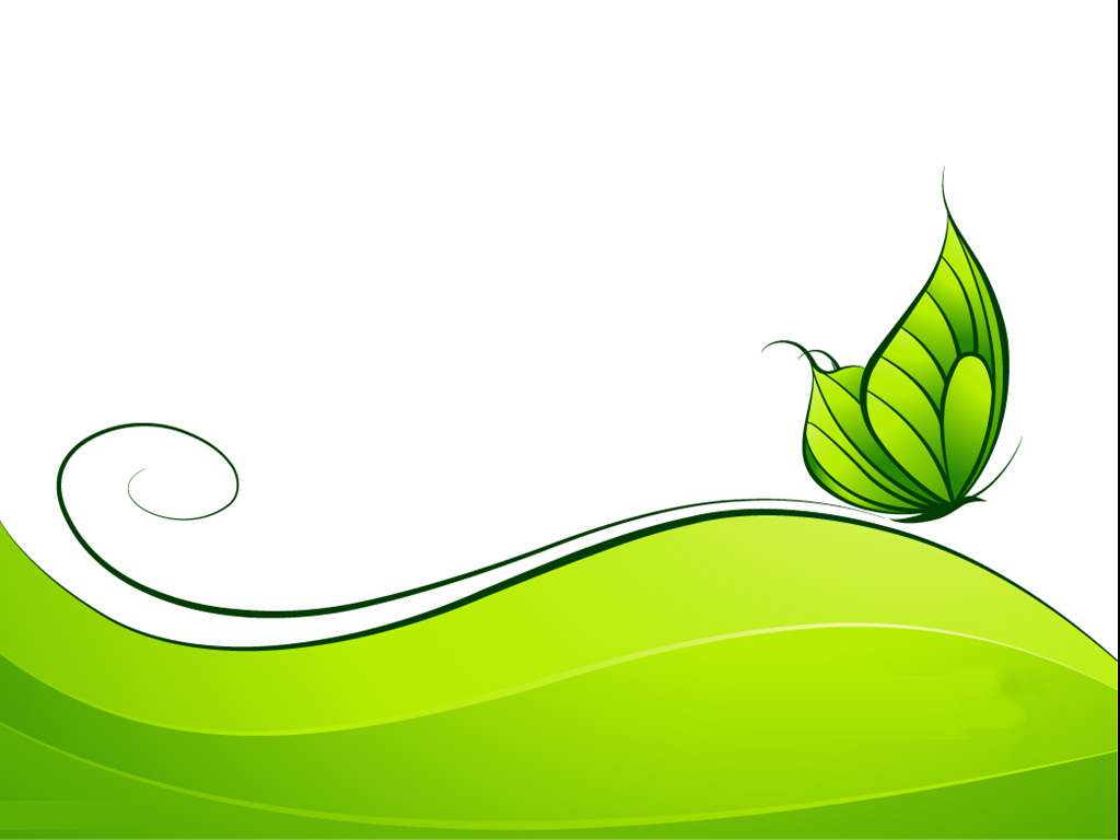 green-abstract-design-with-butterfly-templates-for-powerpoint