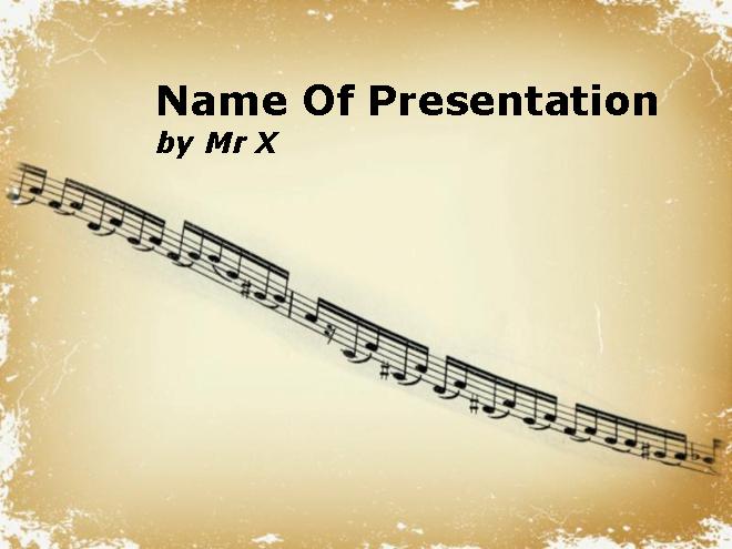 Music Partition PPT Template, Music Partition ppt Background, Music  Partition PPT File